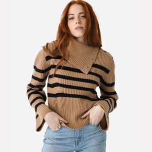 NEW NEVER WORN Simkhai Women’s Adrienne Buttoned Turtleneck